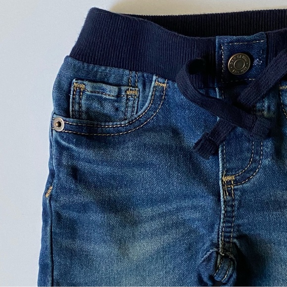 Gap jeans size 3-6 months “My first easy slim” comfy wide waist band baby EUC - Picture 13 of 13